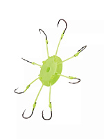 ОСНАСТКА AOHU FLAP HOOK на 8 крючков 2шт, для ловли толстолобика и карпа