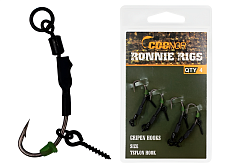 Крючок карповый COONOR "RONNIE RIGS" (4 шт.)