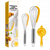 Набор венчиков "WHISK SET" (2 шт.)